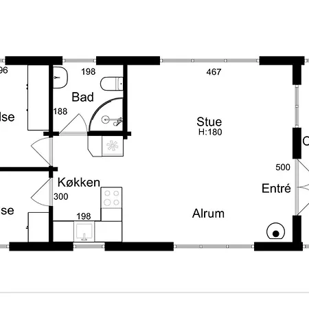 펜션 Cozy Summer House Near 헤르닝